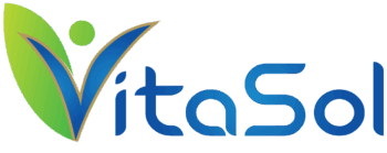 VitaSol Logo.חנות תוספי תזונה איכותיים מהיצרן לצרכן