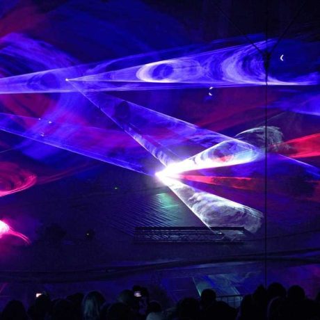 במה לד מטורפת לאימוני קיקבוקסינג