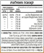 אבץ - רשימת רכיבים